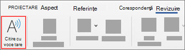 Selectarea Citire cu voce tare
