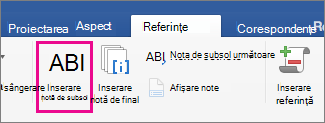 On the References tab, the Footnote button is highlighted