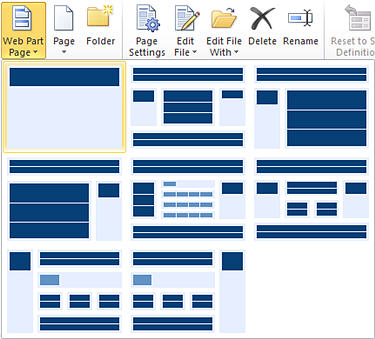 Добавление страниц в SharePoint Designer 2010