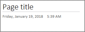 Переименование страницы в OneNote для Интернета