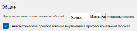 Автоматическое преобразование выражений в профессиональный формат проверка поле в документе Word