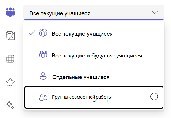 группы учащихся