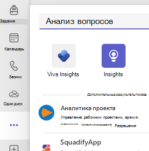 Снимок экрана: аналитические сведения.