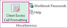 Clean Excess Cell Formatting (Удалить лишнее форматирование ячеек