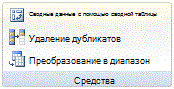 Изображение ленты Excel