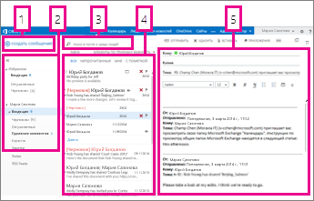 Почта в Outlook Web App