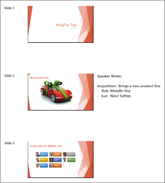 Раздаточные материалы, как они выглядят в Word
