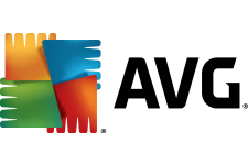 Снимок экрана: логотип компании AVG.