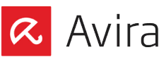 Снимок экрана: логотип компании Avira.