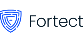 Снимок экрана: логотип компании Fortect.