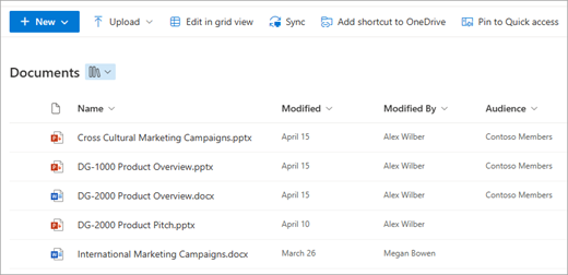 Библиотека документов в SharePoint.