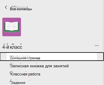 Домашняя страница