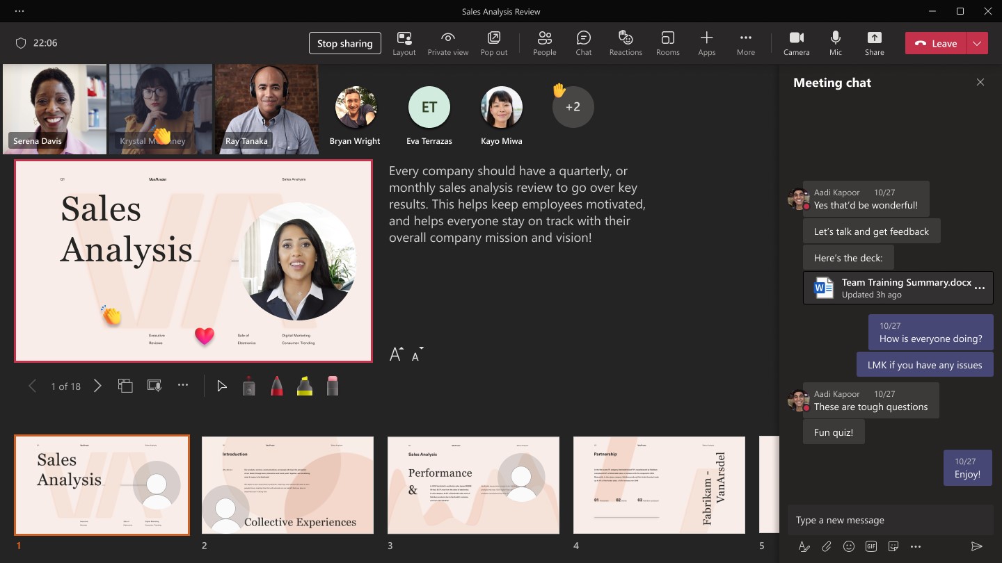 Презентация PowerPoint в Teams