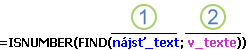 Formula to check for text