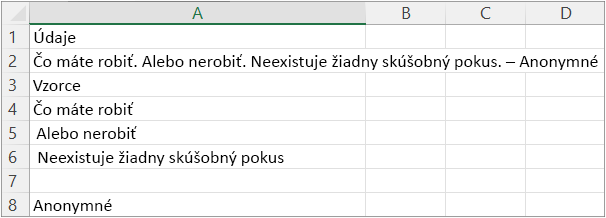 Výsledky príkladu 5