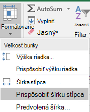 Obrázok domovskej stránky > Automatické prispôsobenie šírky > stĺpca
