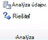 Pás s nástrojmi v programe Excel
