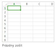 Nový prázdny zošit