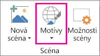 Možnosť Motívy v aplikácii 3D Mapy