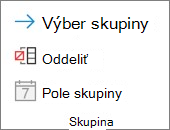 Pás s nástrojmi v programe Excel
