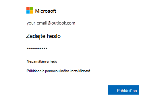 Enter your password