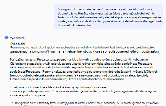 Správa vyhľadávača