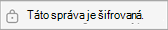 Táto správa je šifrovaná
