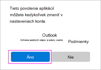 Povoliť povolenia.