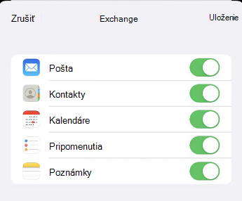 Nastavenie e-mailu v aplikácii Mail v systéme iOS snímka obrazovky osem