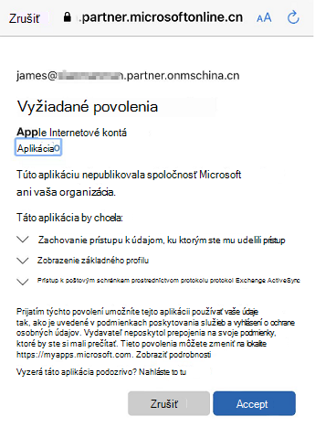 Nastavenie e-mailu v aplikácii Pošta v systéme iOS snímka obrazovky sedem