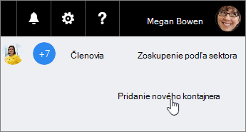 Pridanie úlohy do kontajnera
