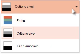 Vyberte farebnú schému pre svoj výtlačok