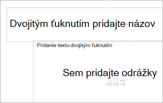Obrázok prázdneho poľa s názvom a prázdneho textového poľa, aby ste videli, kde budú odrážky fungovať.