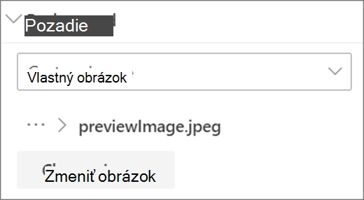 Nahratie vlastného obrázka