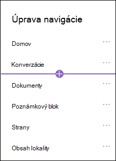 Pridať navigačné okno s vybratou možnosťou prepojenia.