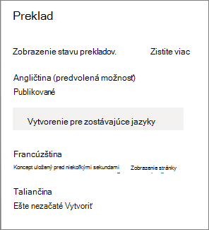Stav prekladu