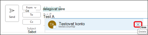 Odstránenie e-mailovej adresy automatického dokončovania v Outlooku