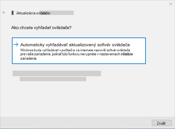 automatické vyhľadávanie aktualizovaného softvéru ovládača na aktualizáciu ovládača zvuku