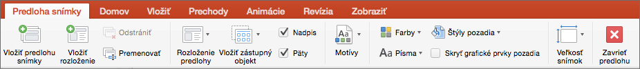 PowerPoint pre Mac Slide Master