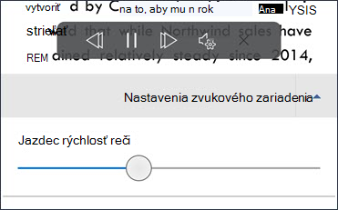 Jazdec Rýchlosť reči