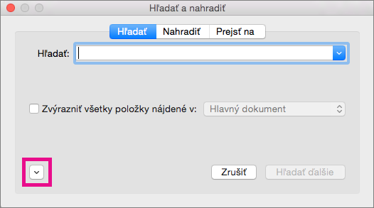 Zobrazí postup otvorenia kontextovej ponuky Formát