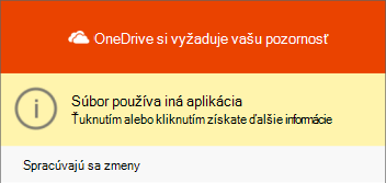 Dialógové okno Používanie súboru vo OneDrive