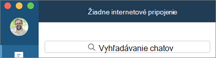 Informácie o tom, kedy ste v režime offline