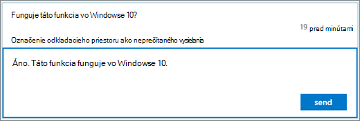 Odpovedanie na anonymnú otázku účastníka