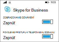 Prijímajte upozornenia bez vyžiadania a vyhľadávajte kontakty v telefóne