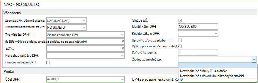 Informácie SII v účtovných skupinách DPH