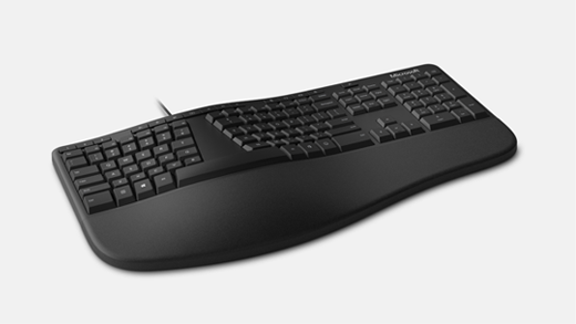 Ergonomická klávesnica Microsoft