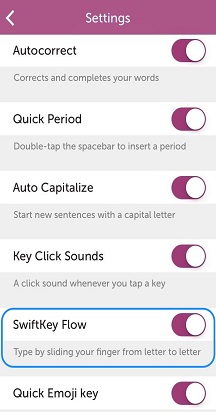 Nastavenia postupu systému ios 9