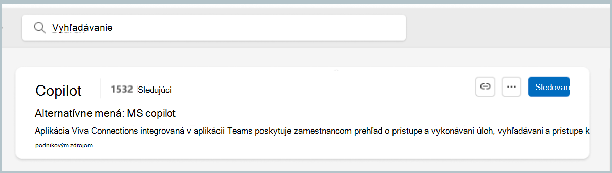 Snímka obrazovky zobrazuje tému, ktorú nesledujete.