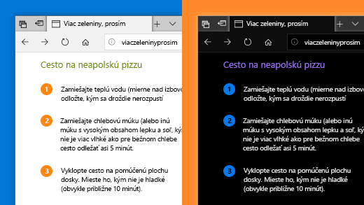 Použite v aplikácii Nastavenia vo Windowse 10 farebné filtre, aby boli fotografie, text a farby jednoduchšie viditeľné.